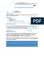 Tercer Grado Sesión 8 Rechazamos Expresiones de Machismo