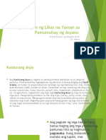 Implikasyon NG Likas Na Yaman Sa Pamumuhay NG Asyano: Presentasyon NG Pangkat Anim Vll-Narra