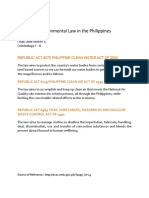 Environmental Law in The Philippines