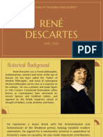 Rene Descartes (Historical BG & Philosophy)