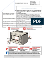 cuidado en el uso de un horno