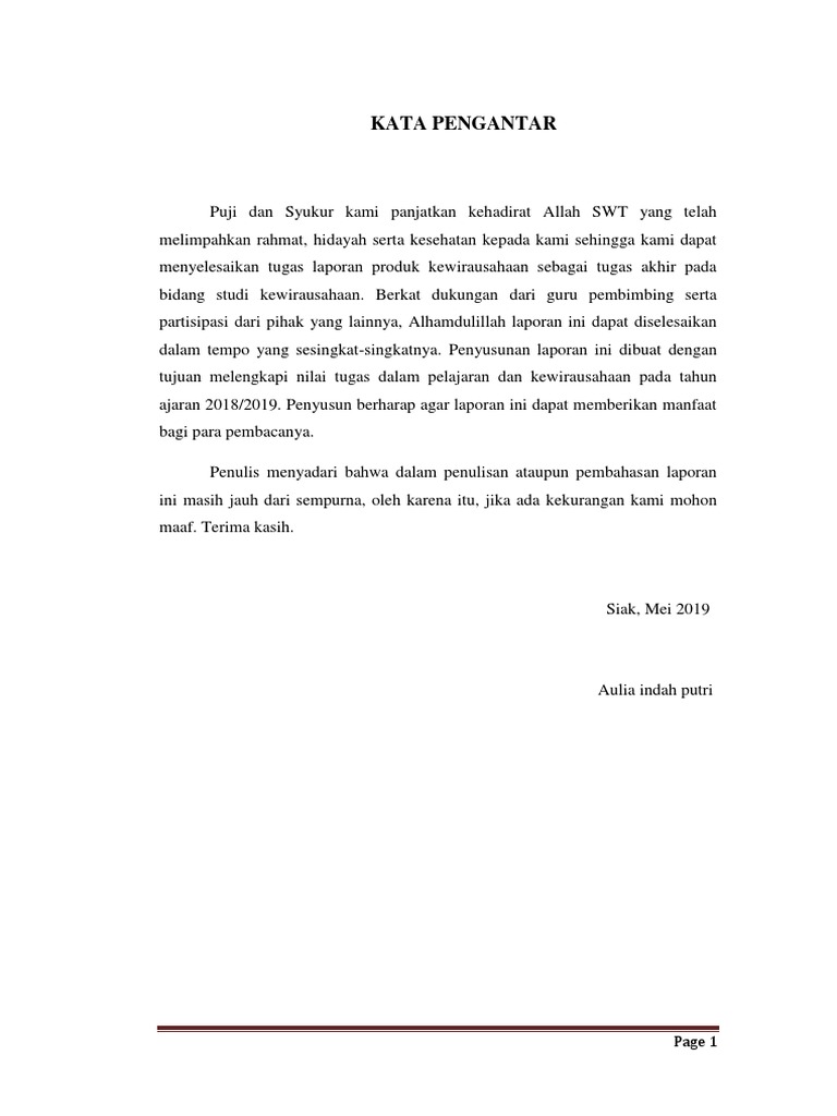 Makalah Kewirausahaan Keripik Apel