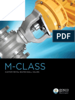 M-Class: Custom Metal Seated Ball Valves