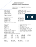 Taller de matemáticas y geometría para grado sexto