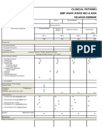 Clinical Pathway Form Kejang Demam