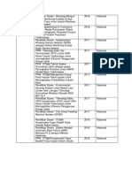 daftar penelitian