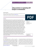 Role of IGF-binding Proteins in Regulating IGF Responses To Changes in Metabolism