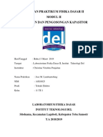 Jose M. Lumbantobing - 14S18023 - S1 Teknik Elektro - Laporan Praktikum Pengisian Dan Pengosongan Kapasitor