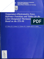 (+) NIST-monograph175 Funciones y Tablas de Referencia de Fem de Temperatura para Termopares Basados en ITS-90 PDF