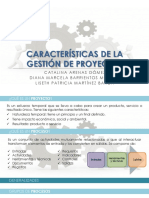 Caracteristicas de La Gestion de Proyectos PDF