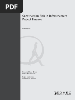 Construction Risk in Infrastructure Project Finance.2013