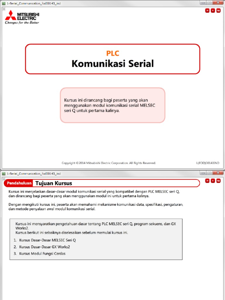 Serial Comunication PLC Mitsubishi | PDF