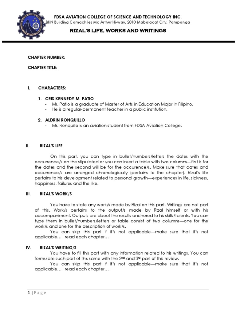 Template For Chapter Review | PDF | Cognition | Learning