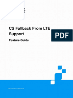 CS Fallback From LTE Support: Feature Guide