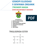 Spektroskopi Massa Trigliserida Ester Dan Metabolit Sekunder