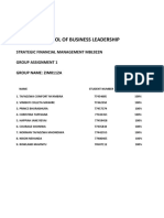 Zim0112a-Strategic Financial Management Group Assignment 1 Final