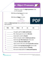 Grammar Basics Object Pronouns PDF