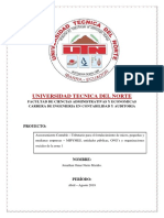 Carátula Vinculación Proceso de Vinculación Con La Sociedad Universitaria