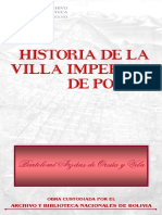 Arzáns. Anales de La Villa Imperial de Potosí