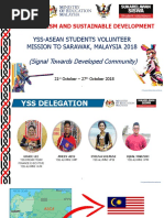 Yss-Asean Students Volunteer Mission To Sarawak, Malaysia 2018