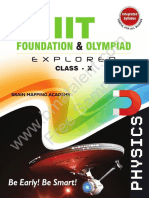 IIT Foundation Olympiad Explorer Class 10 Physics