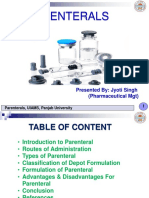 Jyoti.novel Drug Delivery Pareterals