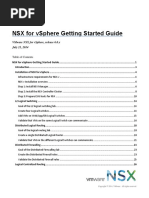 NSX For Vsphere Getting Started Guide