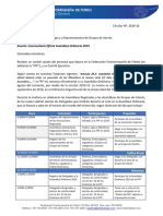 Convocatoria A La Asamblea Ordinaria 2019