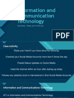 Information and Communication Technology: Click To Edit Master Title Style