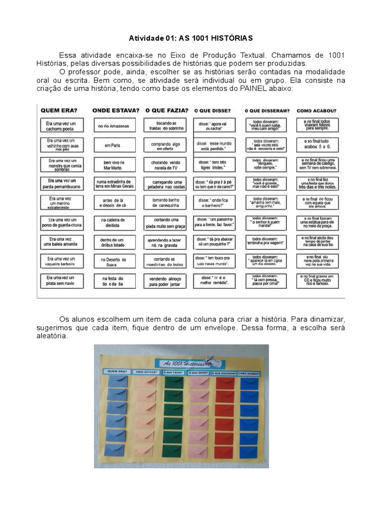 1001 atividades educativas