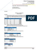 Advanced SQL7