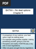 BATNA - No Deal Options