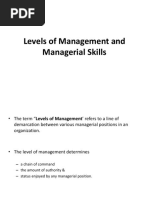 Levels of Management