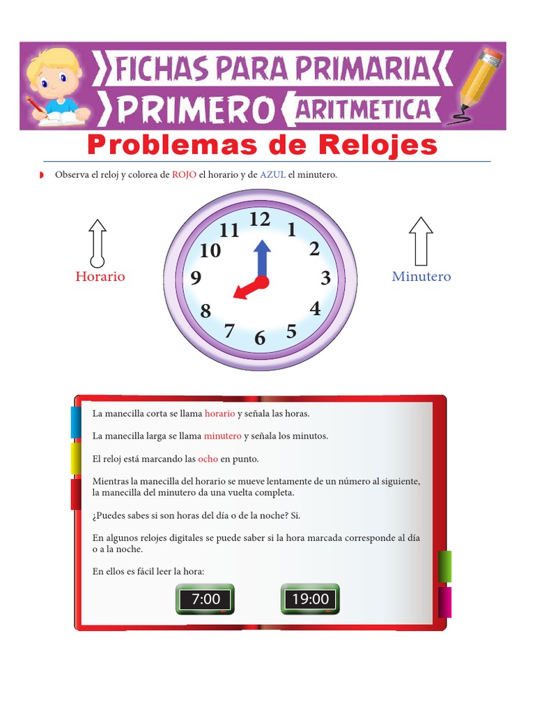 El reloj para primaria clearance