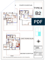 Type B: Third Floor Plan Fourth Floor Plan