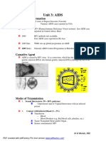 Unit 3: AIDS: Background Information