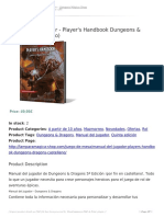 Manual Del Jugador - Player's Handbook Dungeons & Dragons (Castellano) PDF