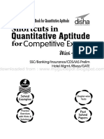 Shortcut in Competitive Aptitude Test