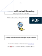 Entrevista Advanced Spiritual Marketing - Joe Vitale PDF