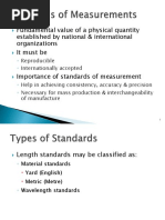 Fundamental Value of A Physical Quantity Established by National & International Organizations It Must Be