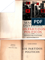 Los Partidos Políticos - Maurice Duverger III Edición