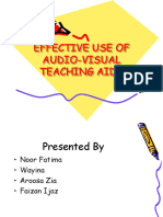 Effective Use of Audio-Visual Teaching Aids