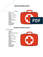 Botiquin de Primeros Auxilios