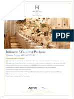 Wedding Package The Hermitage
