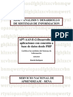 AP7-AA5-Ev2-Desarrollo de Aplicaciones Con Conexión A Base de Datos Desde PHP PDF