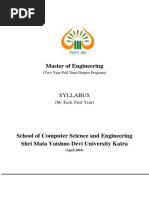 M.tech 1st Year Syllabus