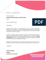 Carta de Bienvenida PDF