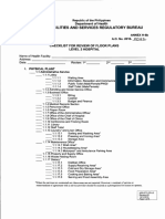 AO 2016-0042 Annex H-6b Checklist For Review of Floor Plans - Level 2 Hospital