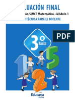 Evaluación FINAL Taller Nivelación SIMCE Matemática 3° PDF