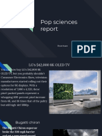 Pop Sciences Report